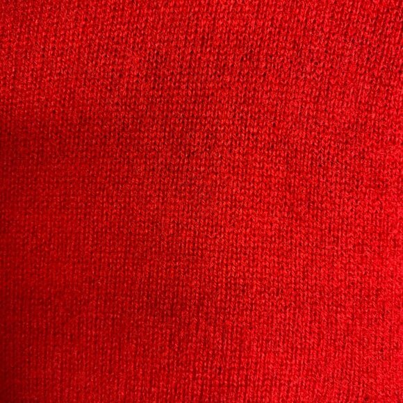 only mine 100% 2-ply cashmere red open-front cardigan - Picture 4 of 4
